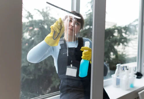 Nettoyage de vitres intérieures et extérieures à Tiercé